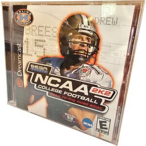 NCAA College Football 2K2 Road to the Rose Bowl (Sega Dreamcast, 2001) CIB
